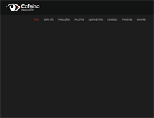 Tablet Screenshot of cafeinaproducoes.com